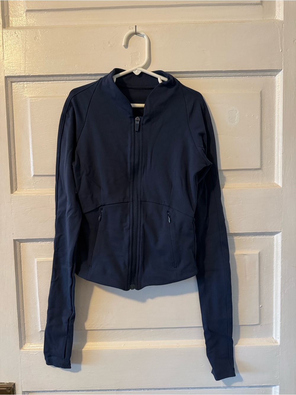 Alphalete Navy Full-Zip Utility Jacket